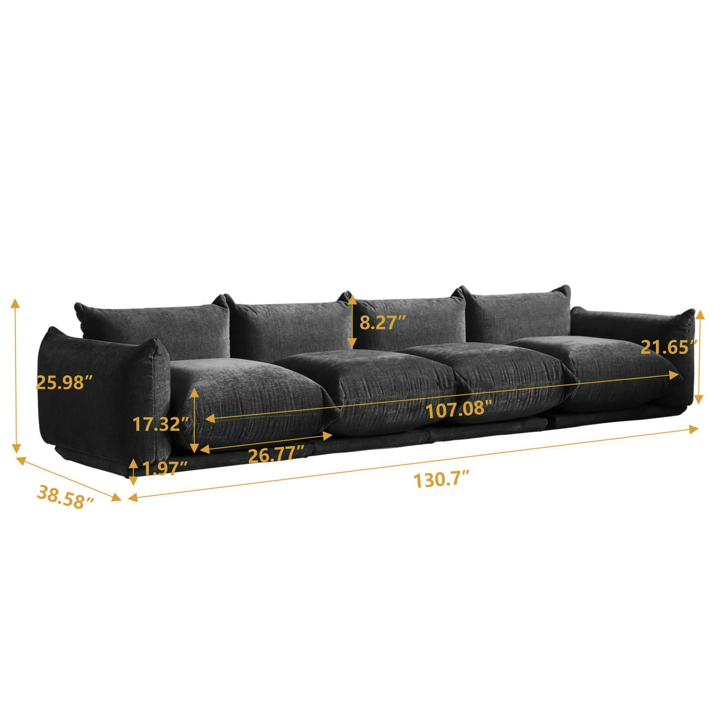 Kova Sectional/Modular Upholstered Sofa