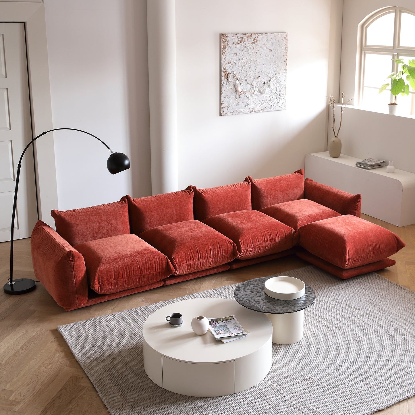 Kova Sectional/Modular Upholstered Sofa