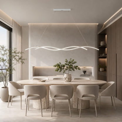 Modern Black Pendant Light | Dimmable LED Kitchen Island
