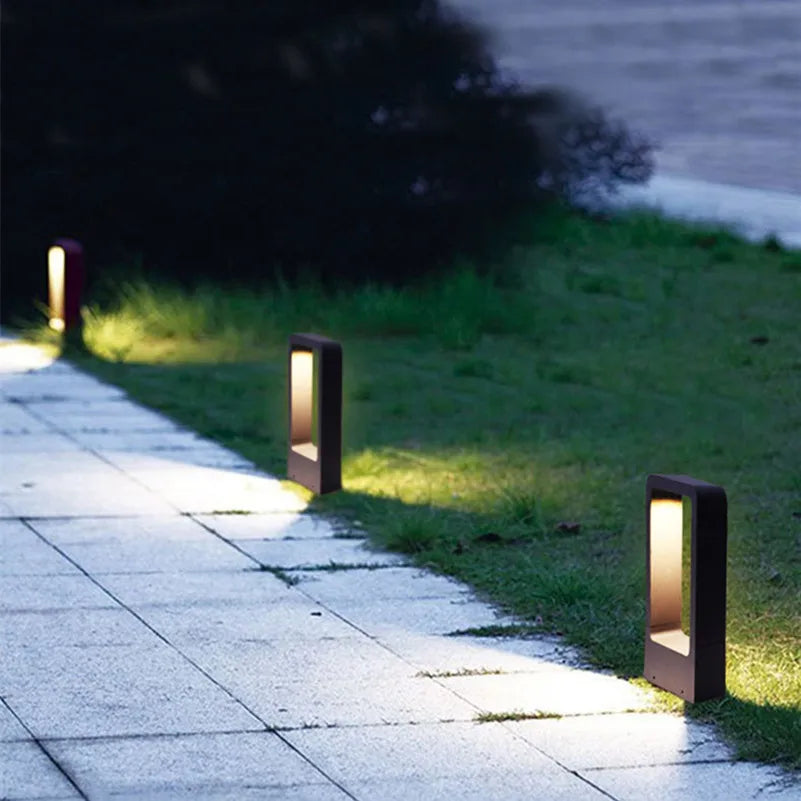 GardenGlow Outdoor Ground Light – Modern LED Bollard Path Light, Weatherproof
