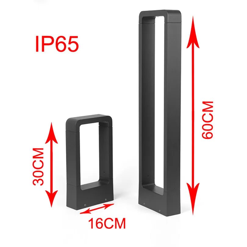 GardenGlow Outdoor Ground Light – Modern LED Bollard Path Light, Weatherproof