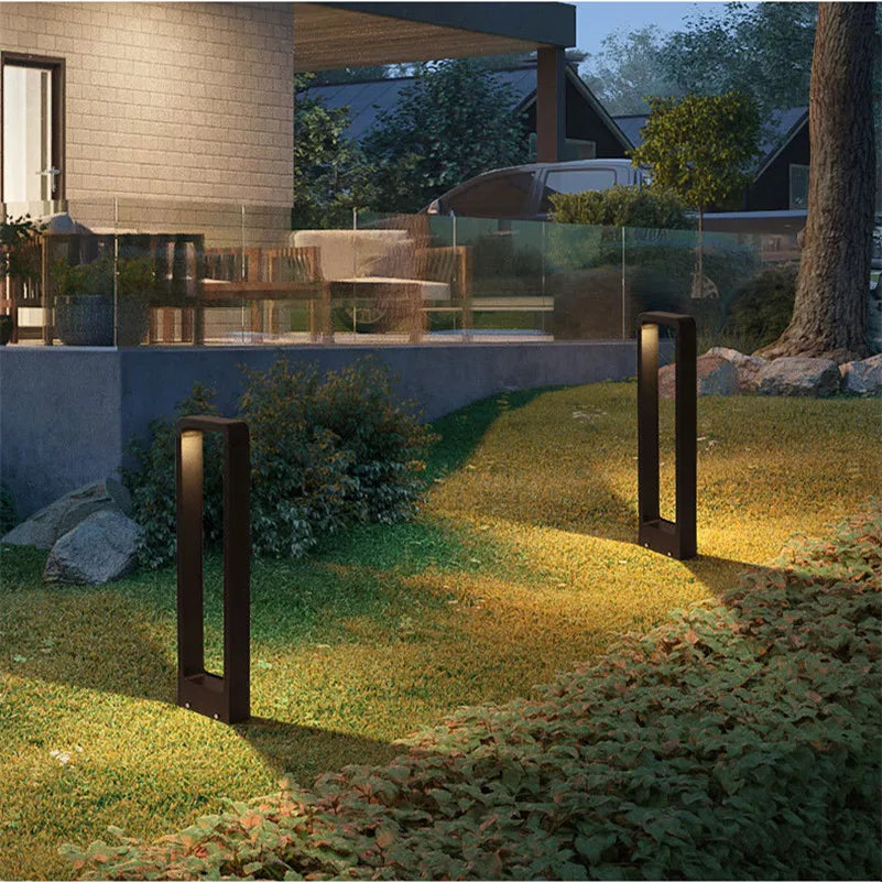 GardenGlow Outdoor Ground Light – Modern LED Bollard Path Light, Weatherproof