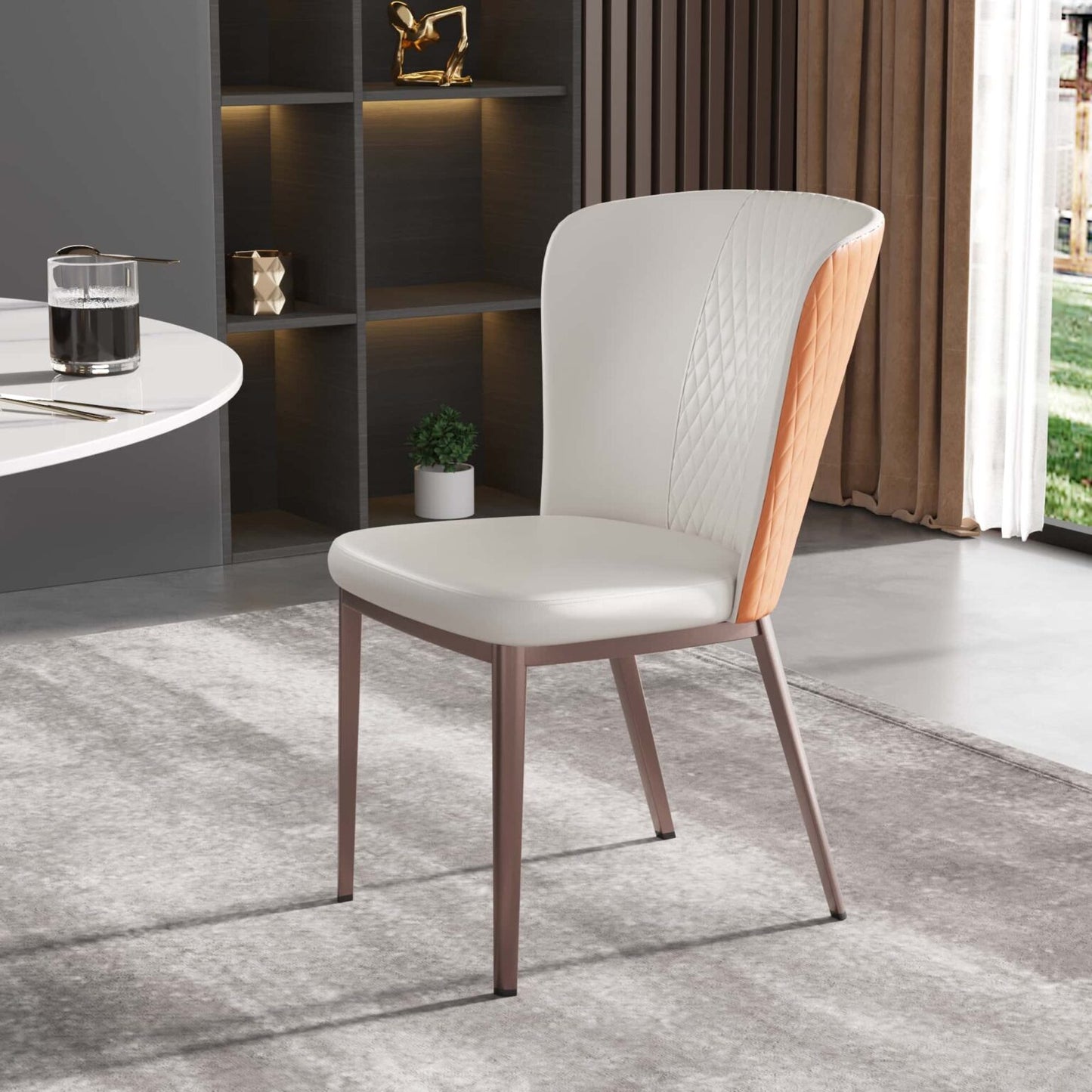 Cole Stitched Modern Dining Chair