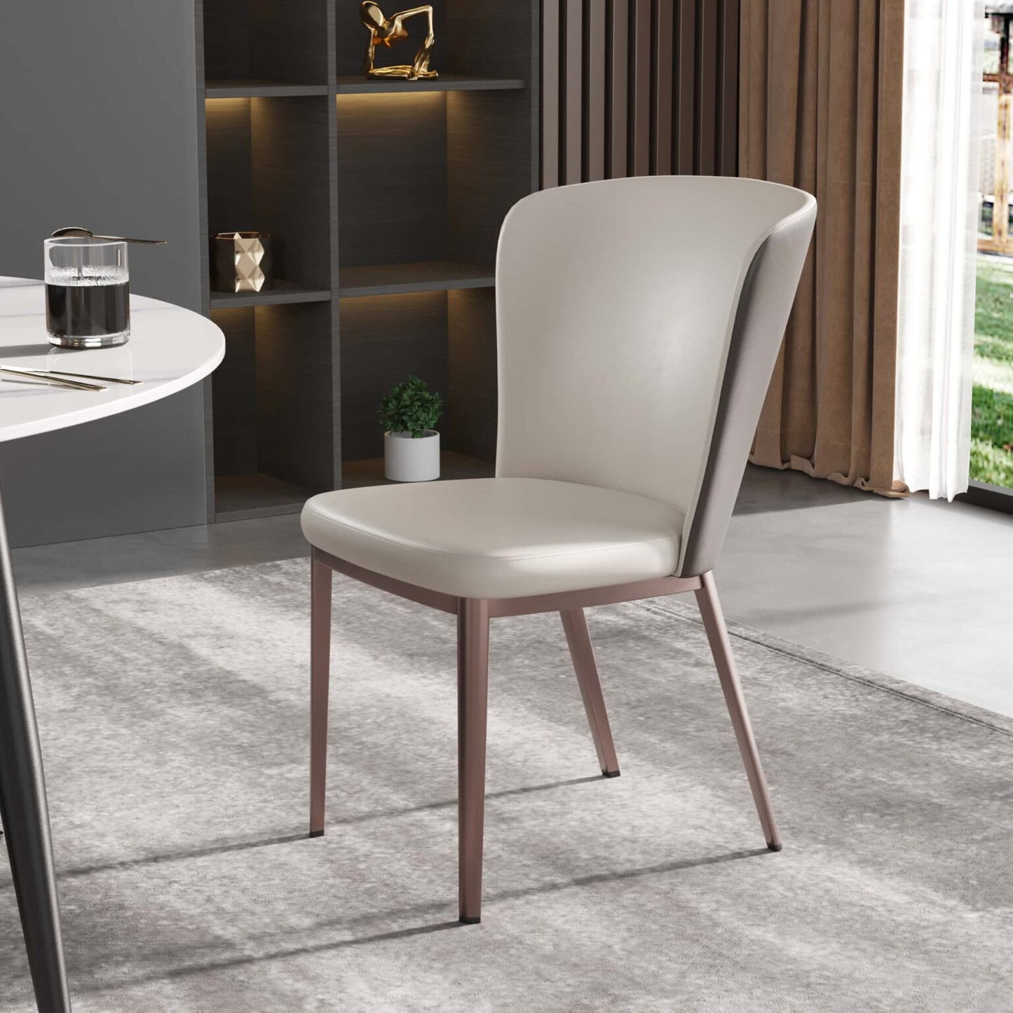 Cole Stitched Modern Dining Chair