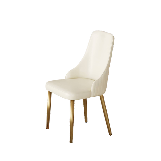 Blanc Tall Stitched Modern Dining Chair