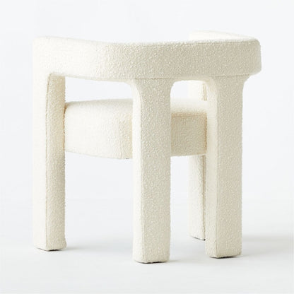 Ivory Boucle Chair