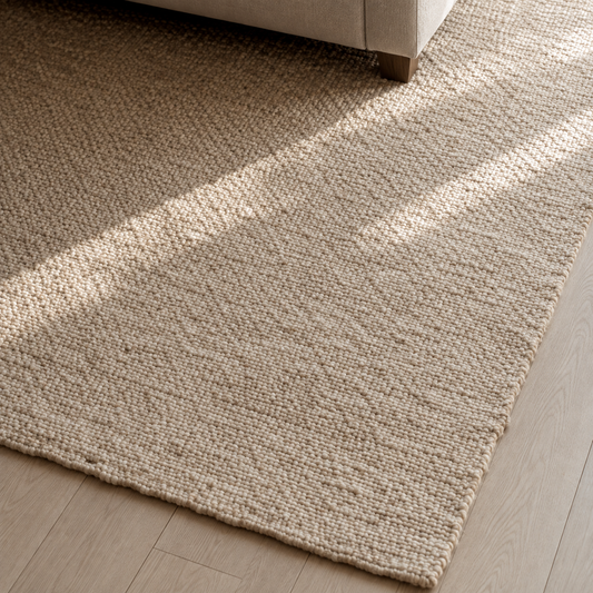 Oat Bouclé Hand-Woven Area Rug