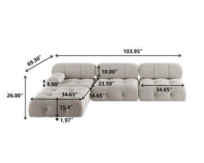 Nimbus Modular Sectional Seat/Couch