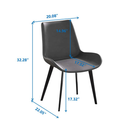 Country Leather Modern Dining Chair