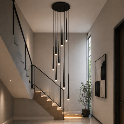Nordic Flush Mount Ceiling Light | Dimmable LED 6-68 Heads