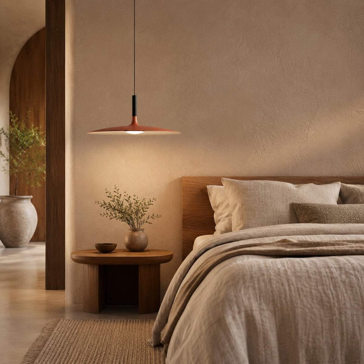 Concrete Pendant Light | Dimmable LED Kitchen Island Fixture