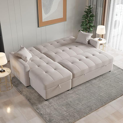 Clifton Sectional Sleeper Sofa with Storage