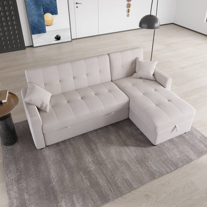 Clifton Sectional Sleeper Sofa with Storage