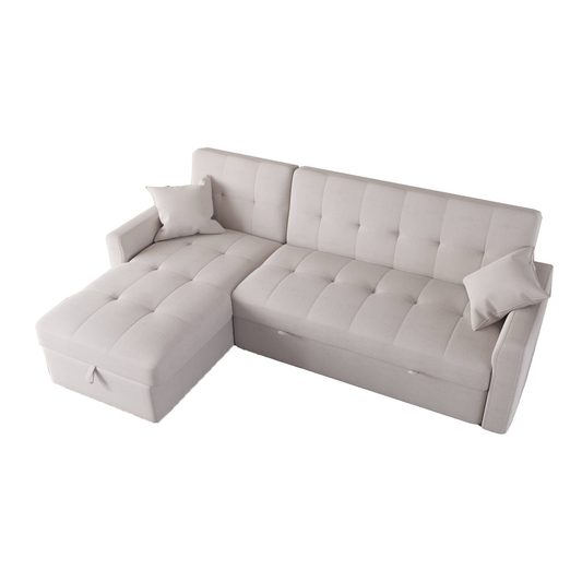 Clifton Sectional Sleeper Sofa with Storage