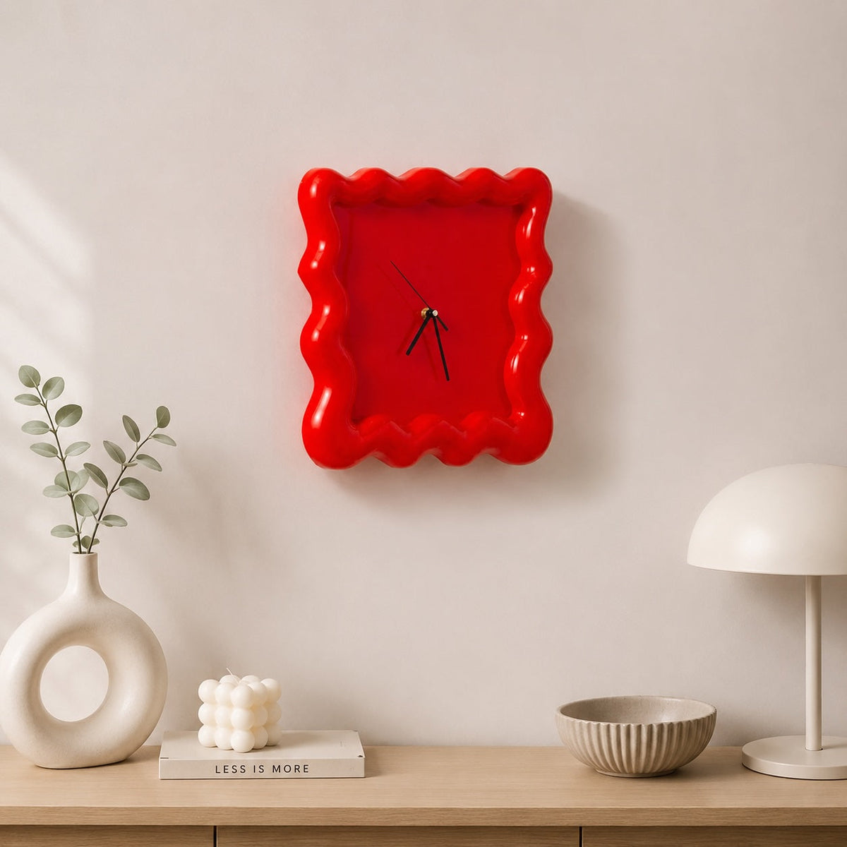 Modern Round Wall Clock | Silent 30cm ABS Wall Decor