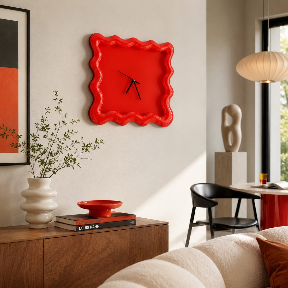 Modern Round Wall Clock | Silent 30cm ABS Wall Decor