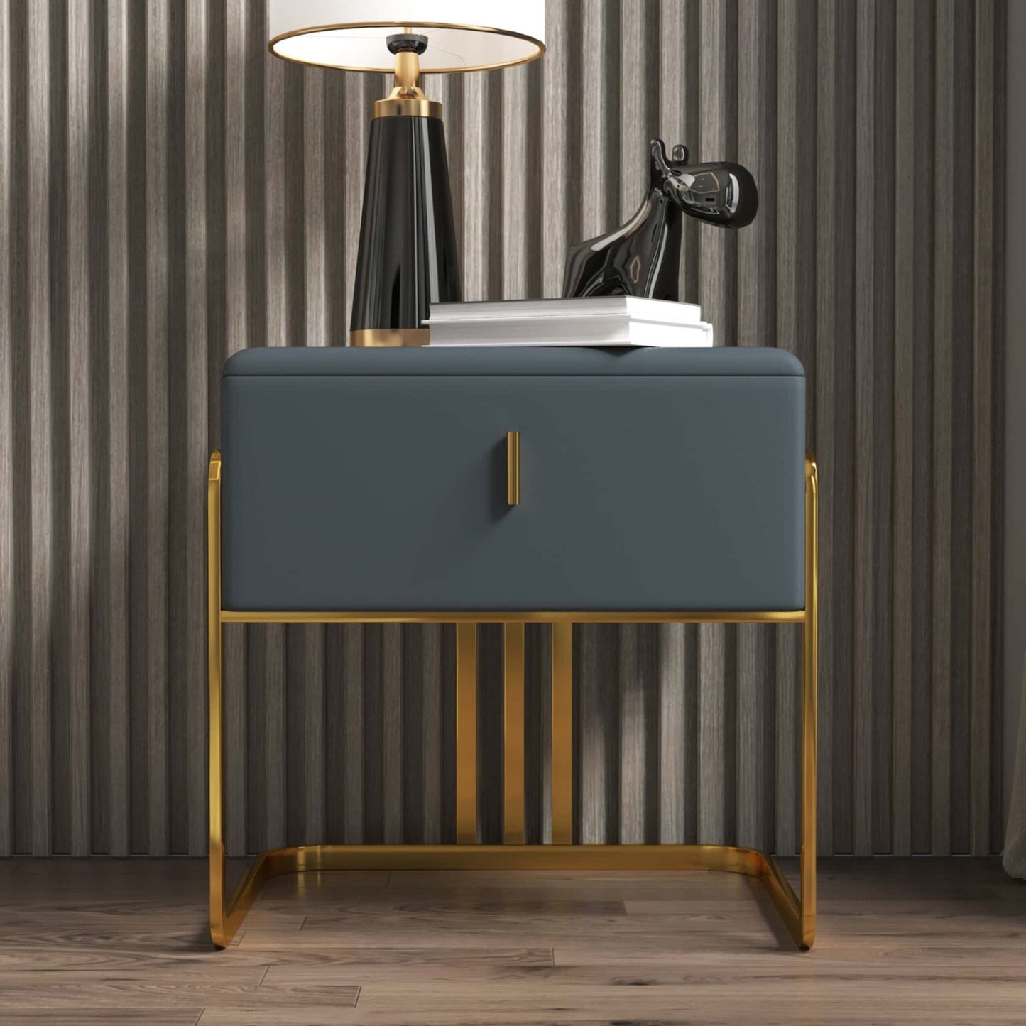 Rana Leather Nightstand