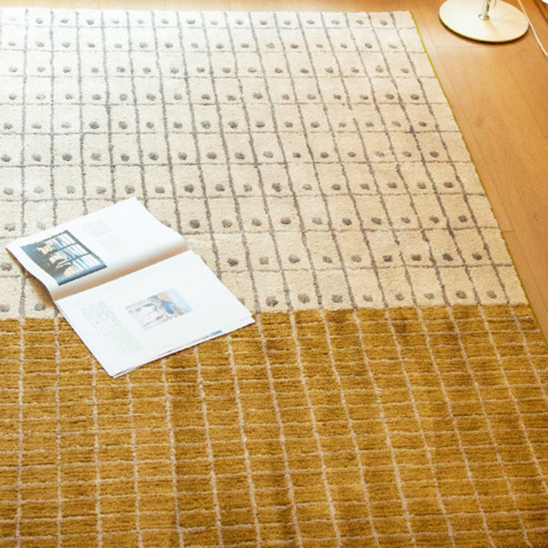 Mocha Chronicle Fluff Area Rug – Beige and Coffee Soft Washable Non-Slip Rug
