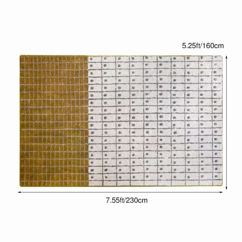 Mocha Chronicle Fluff Area Rug – Beige and Coffee Soft Washable Non-Slip Rug