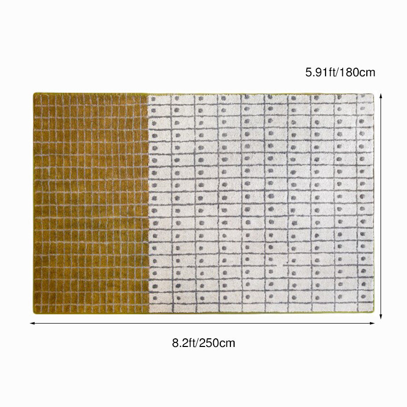 Mocha Chronicle Fluff Area Rug – Beige and Coffee Soft Washable Non-Slip Rug