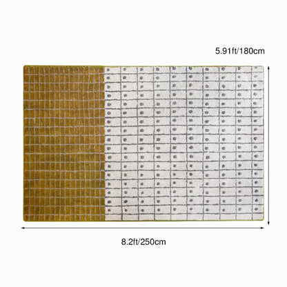 Mocha Chronicle Fluff Area Rug – Beige and Coffee Soft Washable Non-Slip Rug