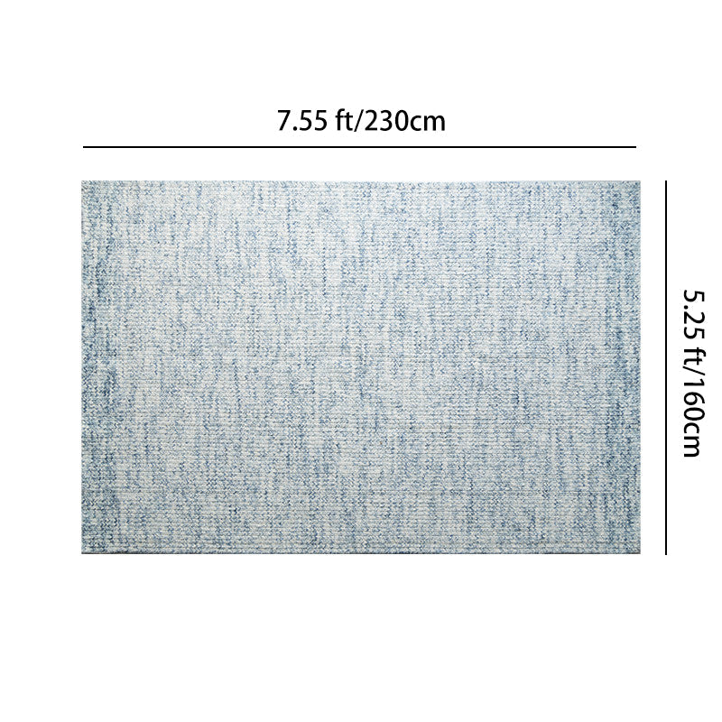 Lakeview Heritage Handwoven Wool Blend Rug – Smoky Teal and Oatmeal Reversible