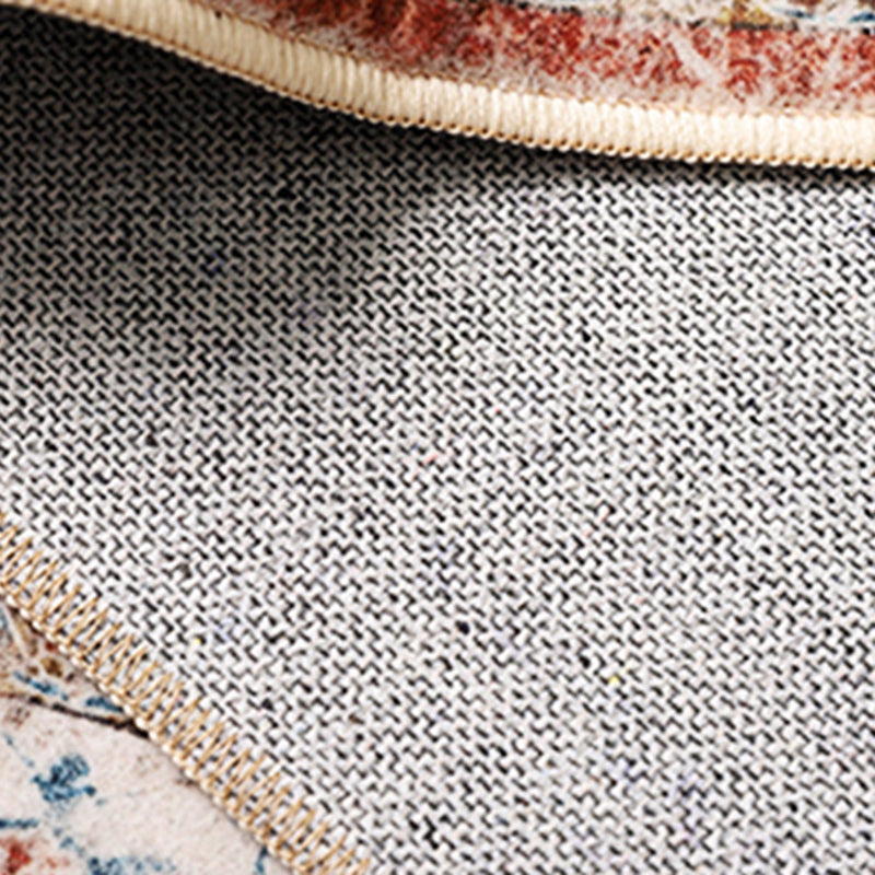 Americana Faux Cashmere Area Rug – Patriotic Plush Non-Slip Washable Rug