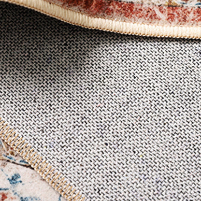 Americana Faux Cashmere Area Rug – Patriotic Plush Non-Slip Washable Rug