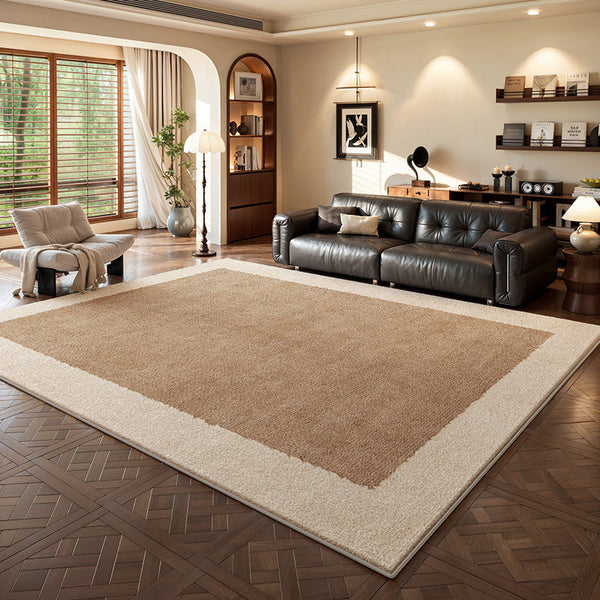 Hearth & Heritage Vintage Area Rug – Ivory and Khaki Printed Non-Slip Rug