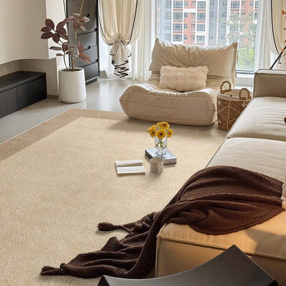 Hearth & Heritage Printed Area Rug – Ivory and Khaki Vintage Non-Slip Rug