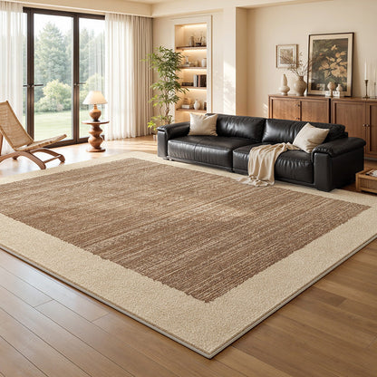 Hearth & Heritage Printed Area Rug – Ivory and Khaki Vintage Non-Slip Rug
