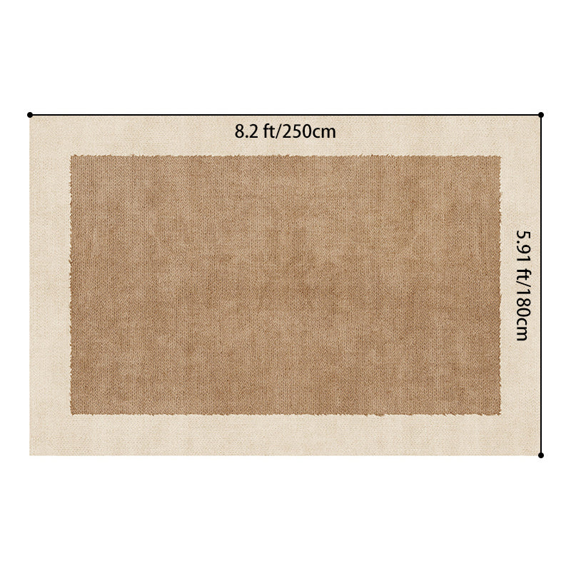 Hearth & Heritage Printed Area Rug – Ivory and Khaki Vintage Non-Slip Rug