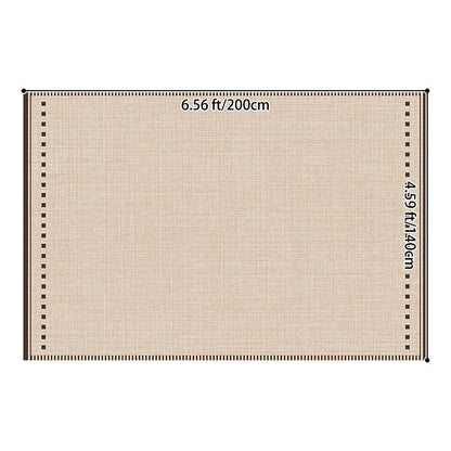 Nordique Cloud Faux Cashmere Area Rug – Ivory Non-Slip Printed Rug for Living Room