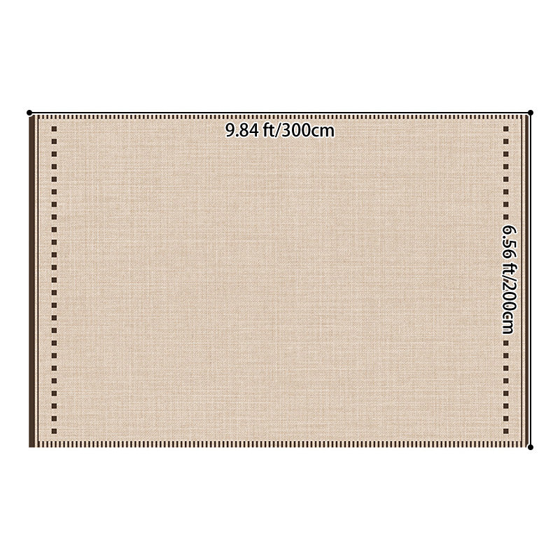 Nordique Cloud Faux Cashmere Area Rug – Ivory Non-Slip Printed Rug for Living Room