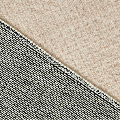 Nordique Cloud Faux Cashmere Rug – Scandinavian Ivory Non-Slip Area Rug