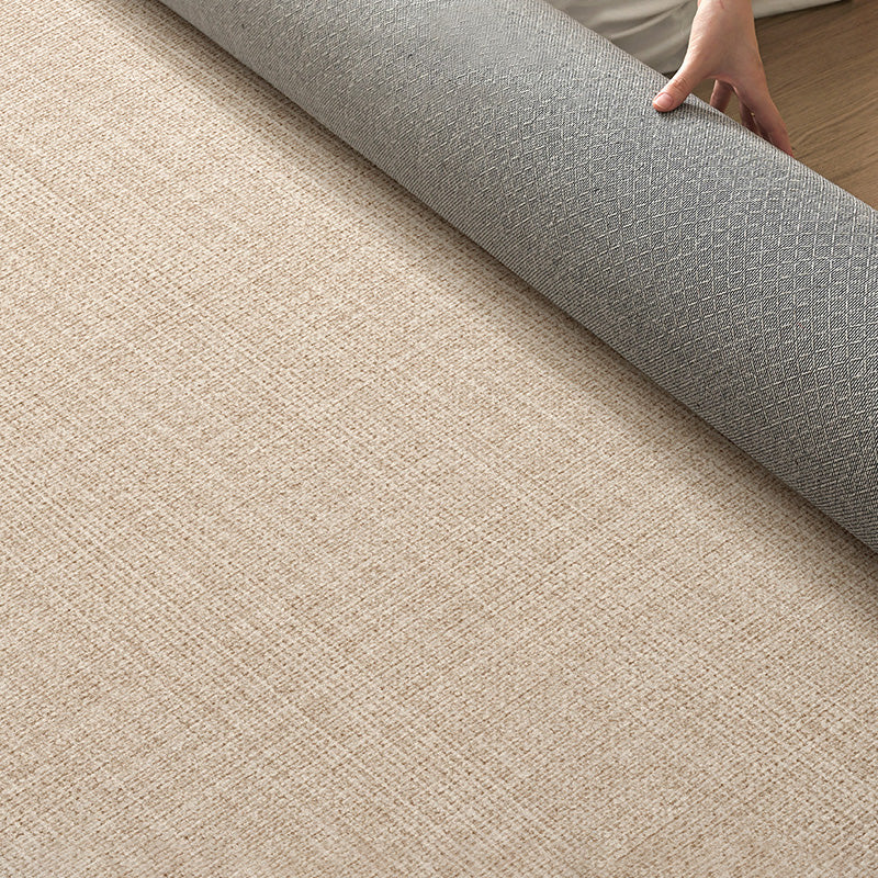 Nordique Cloud Faux Cashmere Rug – Scandinavian Ivory Non-Slip Area Rug