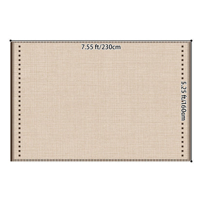 Nordique Cloud Faux Cashmere Rug – Scandinavian Ivory Non-Slip Area Rug