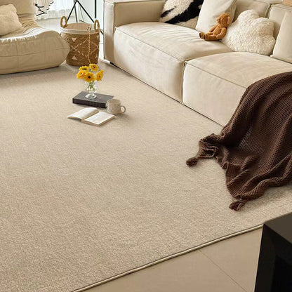 Nordique Cloud Faux Cashmere Rug – Scandinavian Ivory Non-Slip Area Rug