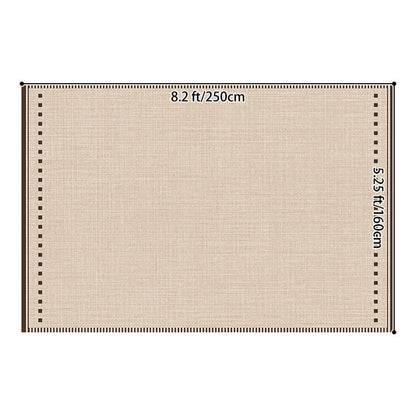Nordique Cloud Faux Cashmere Rug – Scandinavian Ivory Non-Slip Area Rug