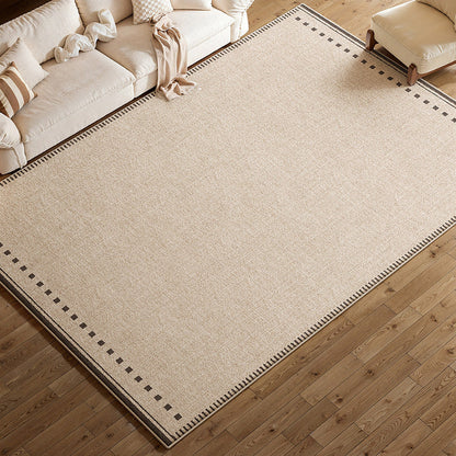 Nordique Cloud Faux Cashmere Rug – Scandinavian Ivory Non-Slip Area Rug
