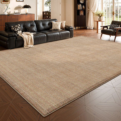 Heritage Loop Vintage Area Rug – Champagne Beige Waterproof Non-Slip Rug