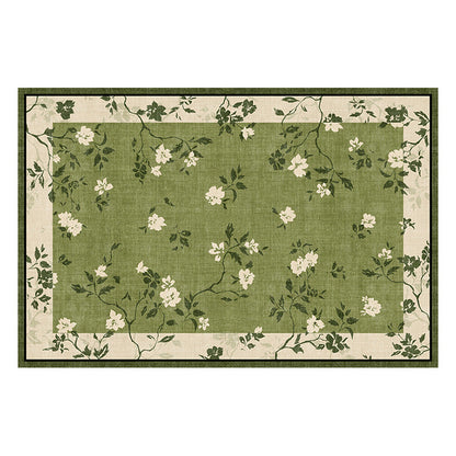 Heritage Loop Vintage Area Rug – Champagne Beige Waterproof Non-Slip Rug