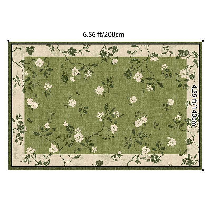 Heritage Loop Vintage Area Rug – Champagne Beige Waterproof Non-Slip Rug