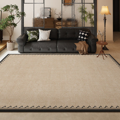 Heritage Loop Vintage Area Rug – Champagne Beige Waterproof Non-Slip Rug