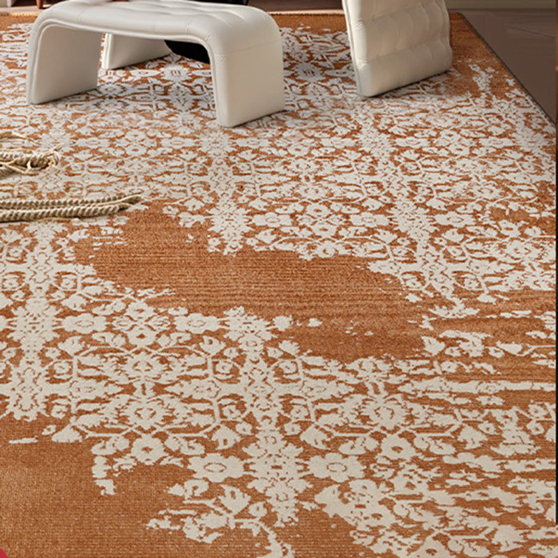 Earth & Vine High-Low Area Rug – Terracotta and Sage Textured Non-Slip Rug