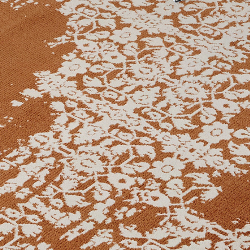 Earth & Vine High-Low Area Rug – Terracotta and Sage Textured Non-Slip Rug