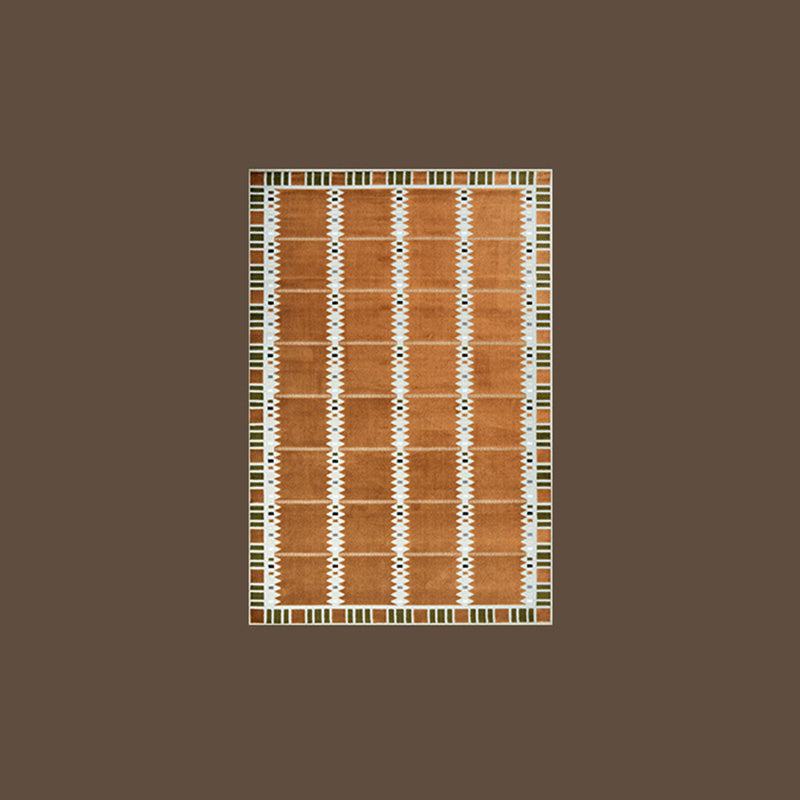 Earth & Vine High-Low Area Rug – Terracotta and Sage Textured Non-Slip Rug