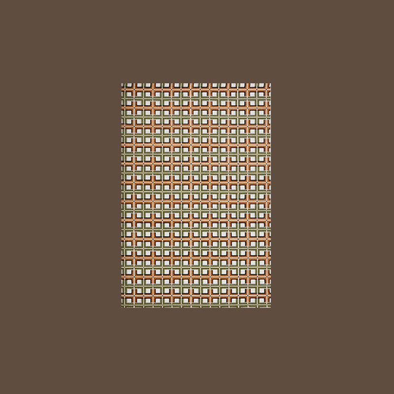 Earth & Vine High-Low Area Rug – Terracotta and Sage Textured Non-Slip Rug