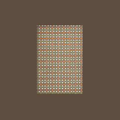 Earth & Vine High-Low Area Rug – Terracotta and Sage Textured Non-Slip Rug