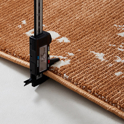 Earth & Vine High-Low Area Rug – Terracotta and Sage Textured Non-Slip Rug